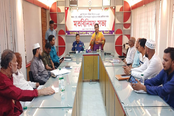 কানাইঘাট প্রার্থীদের নিয়ে প্রশাসনের মতবিনিময়