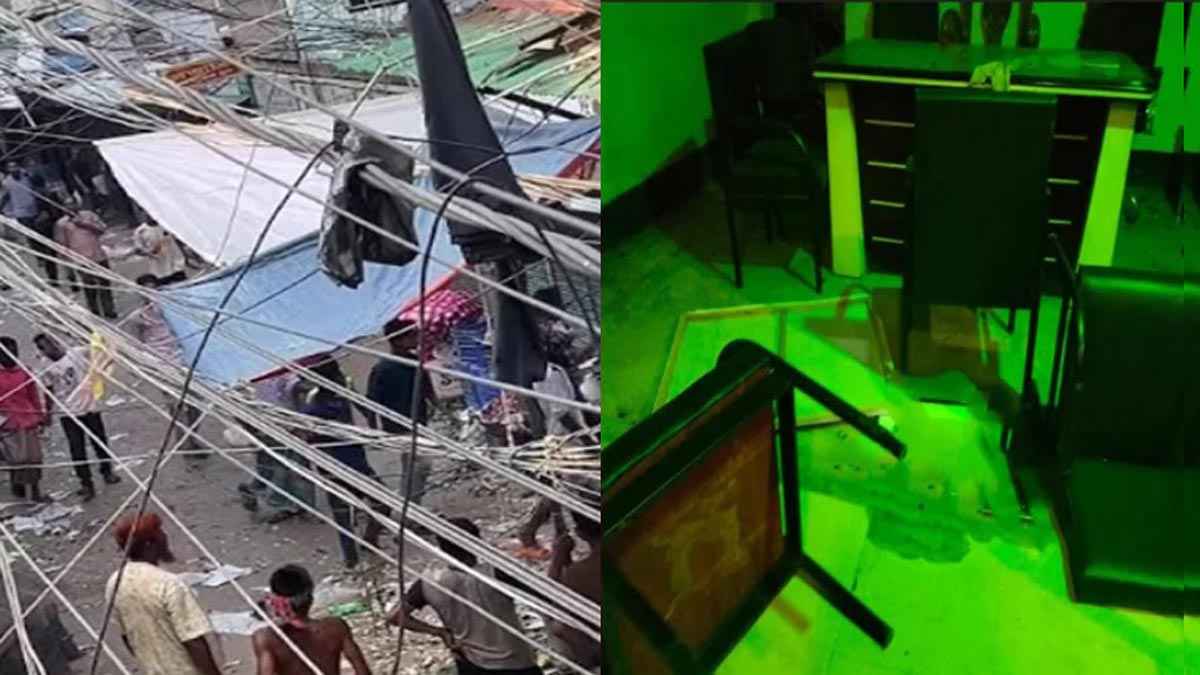 মাধবপুরে দফায় দফায় সংঘর্ষ, বাড়িঘর-দোকানপাট ভাঙচুর