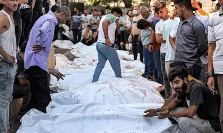 গাজায় প্রাণহানি ছাড়াল ৬৭ হাজার