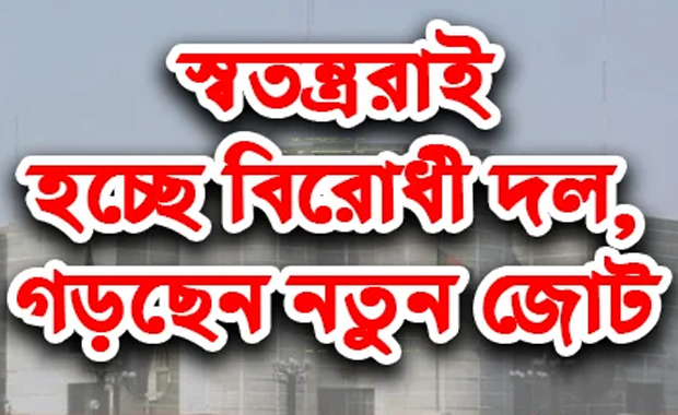 স্বতন্ত্রদের নিয়েই হচ্ছে বিরোধী দল!