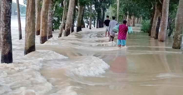 ছাতকের নিম্নাঞ্চল প্লাবিত