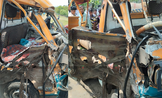 জৈন্তাপুরে পিকআপ-লেগুনা সংঘর্ষে শিশুসহ নিহত ৫