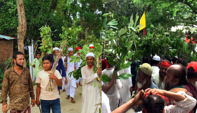 লাকড়ি তোলার মধ্য দিয়ে শুরু হলো শাহজালাল (রহ.) এর ওরস কার্যক্রম