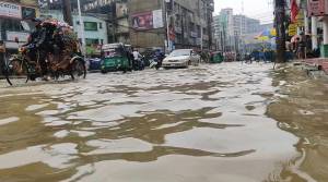 বিপদসীমার উপরে সুরমার পানি