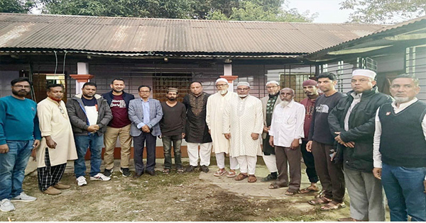 বিয়ানীবাজারে নৃশংস খুনের শিকার ইমনের পরিবারের পাশে অ্যাড. এমরান চৌধুরী