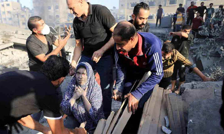 ইসরায়েলি হামলায় আরও ৪৭ ফিলিস্তিনি নিহত