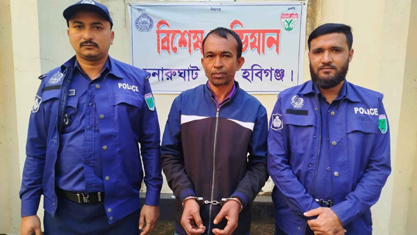 চুনারুঘাটে চোরাই গরু উদ্ধারসহ গ্রেফতার ১