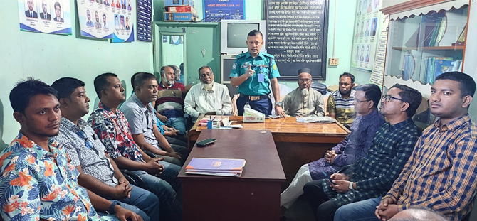 দক্ষিণ সুরমাকে অপরাধমুক্ত রাখতে সামাজিক আন্দোলনের আহ্বান: ওসি আবুল হোসেন