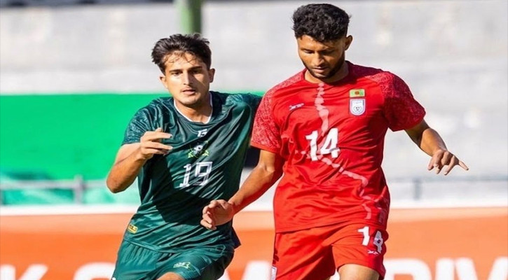 শ্রাবণের দৃঢ়তায় পাকিস্তানের সঙ্গে গোলশূন্য ড্র বাংলাদেশের