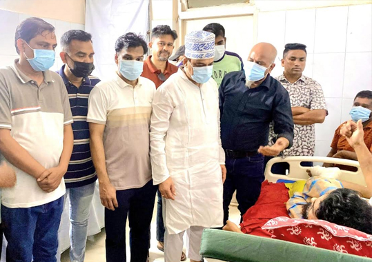 দুর্বিত্তদের হামলায় আহত বেলাল ও লখনের পাশে কয়েছ লোদী