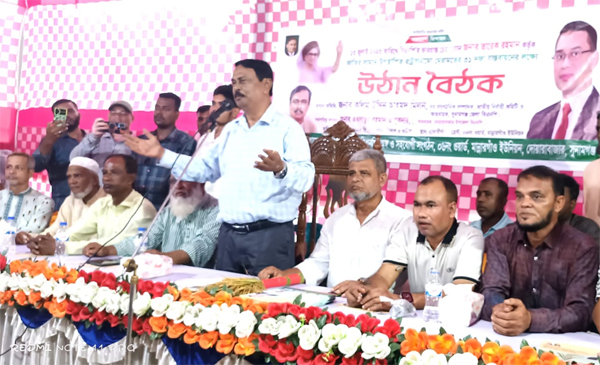 দোয়ারাবাজারে ৩১ দফা বাস্তবায়নের দাবিতে বিএনপির লিফলেট  বিতরণ