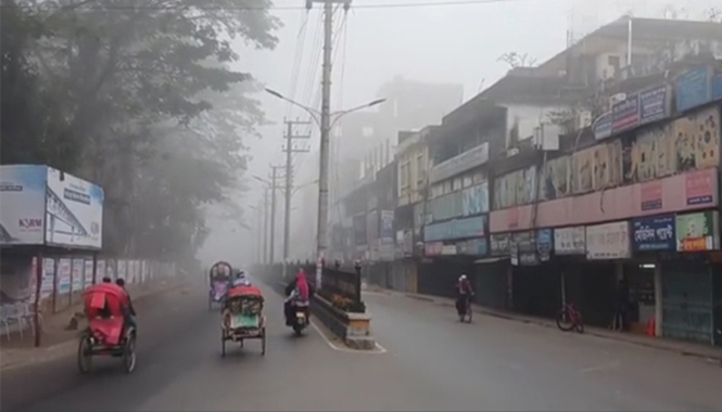 শীতে স্থবির জনজীবন