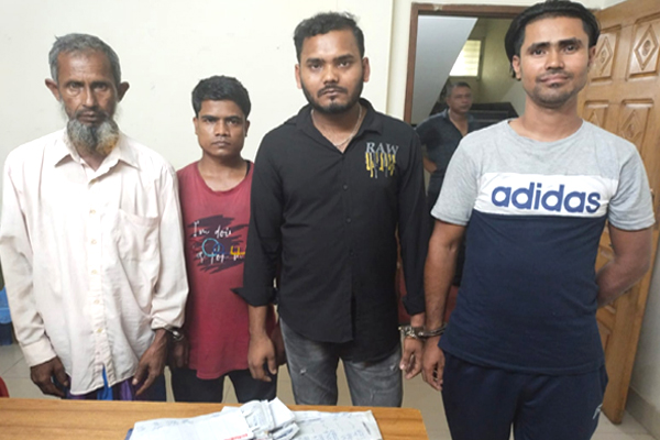 দক্ষিণ সুরমায় পুলিশের অভিযানে ৪ জুয়াড়ি গ্রেফতার