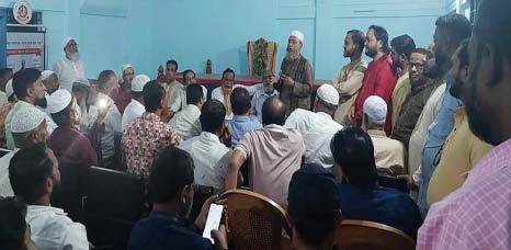 জৈন্তাপুর উপজেলা বিএনপি ও অঙ্গ সংগঠনের নেতৃবৃন্দের সাথে হাকিম চৌধুরী'র মতবিনিময়