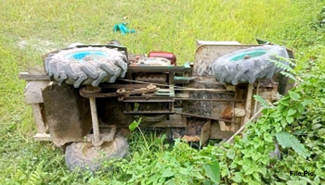 কুলাউড়ায় পাওয়ার টিলার উল্টে যুবকের মৃত্যু