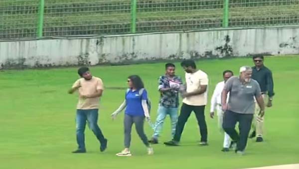 বিশ্বকাপের আগে সিলেট স্টেডিয়ামে আইসিসির প্রতিনিধি দলের পরিদর্শন