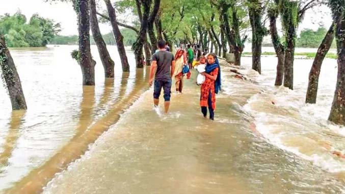 সিলেটে আবারও ভয়াবহ বন্যার আশঙ্কা