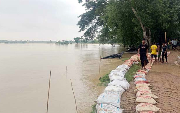 সিলেটে আবারো বাড়ছে নদ-নদীর পানি
