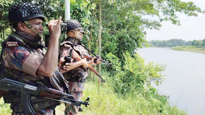 গোয়াইনঘাট সীমান্তে বিএসএফের গুলি, কড়া প্রতিক্রিয়া বিজিবির