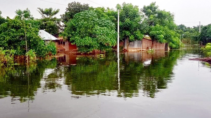 ওসমানীনগরে পানি বাড়ছে