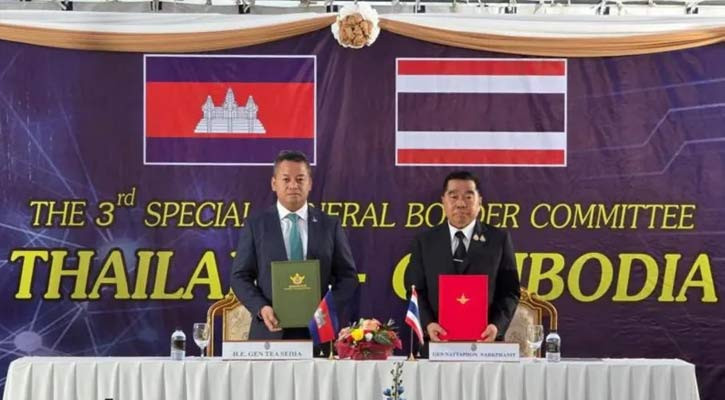 প্রাণঘাতী সংঘর্ষের পর থাইল্যান্ড-কম্বোডিয়া যুদ্ধবিরতিতে সম্মত