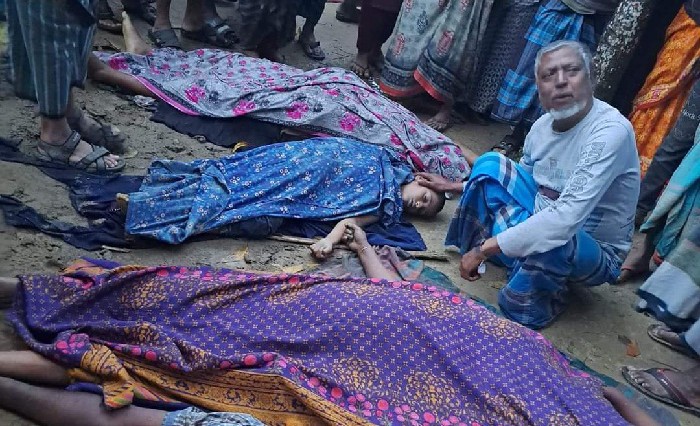 জুড়িতে বিদ্যুৎস্পৃষ্ট হয়ে একই পরিবারের পাঁচ জনের মৃত্যু 