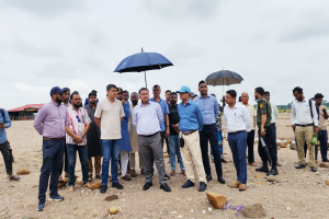 বিছনাকান্দি পাথর কোয়ারি পরিদর্শনে উচ্চ পর্যায়ের বিশেষজ্ঞ দল