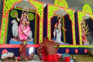 সিলেটে ৫৯৫টি মণ্ডপে শুরু হলো শারদীয় দুর্গোপুজা