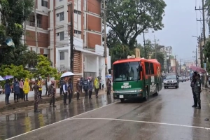 মৌলভীবাজার পৌঁছেছেন প্রধানমন্ত্রী