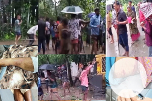 গোয়াইনঘাটে অবৈধ বালু উত্তোলনকে কেন্দ্র করে সংবাদকর্মীর বাড়িতে হামলা-ভাঙচুর, আহত ১৪