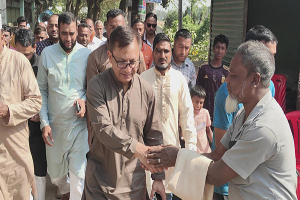 ২২ জানুয়ারির জনসভা সফল করতে সদর-উপজেলায় দিনভর খন্দকার মুক্তাদিরের প্রচারণা