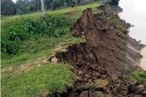 কুশিয়ারা নদীর ভাঙনে নিঃস্ব শতাধিক পরিবার
