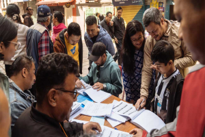 নেপালের পার্লামেন্ট নির্বাচনে বড় ব্যবধানে জয়ের পথে অভ্যুত্থানকারীদের দল