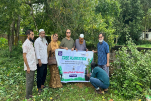 রাজনগরে রোটারি ক্লাব অব জালালাবাদের বৃক্ষরোপণ কর্মসূচী পালিত