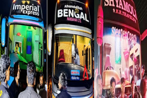 জরিমানার পরও সিলেট রুটে অনুমোদনহীন স্লিপার কোচ চলাচল