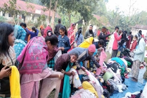 চুনারুঘাটে শীতে অতিষ্ট  চা শ্রমিকসহ বনাঞ্চলের মানুষ