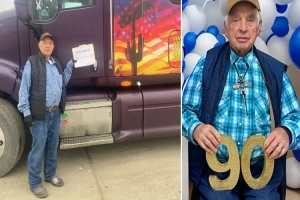 ট্রাক চালিয়ে বিশ্বরেকর্ড!