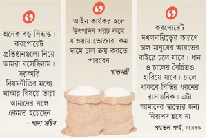 চালের সিন্ডিকেট নিয়ন্ত্রণে নতুন কৌশলে সরকার 