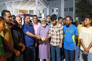 সিলেটে সড়কে প্রাণ হারানো মরদেহ বহনে অ্যাম্বুলেন্স সহায়তা দিল এসনিক