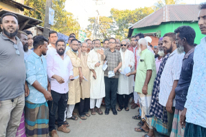 দিরাইয়ে তারেক রহমানের ঘোষিত ৩১ দফার লিফলেট বিতরণ