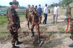 জাফলংয়ে পাওয়া মর্টারশেল নিষ্ক্রিয় করল সেনাবাহিনী