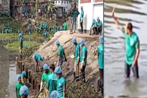 খোয়াই নদীর প্রাণ ফেরানোর উদ্যোগ নিলেন ব্যারিস্টার সুমন