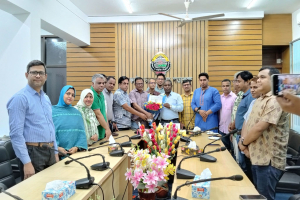 শাবিপ্রবির ভাইস চ্যান্সেলর সাথে সাস্টিয়ান ক্লাবের শুভেচ্ছা ও মতবিনিময় সভা