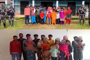 জৈন্তাপুর ও সুনামগঞ্জ সীমান্ত দিয়ে ৩৯ জনকে পুশইন করলো বিএসএফ