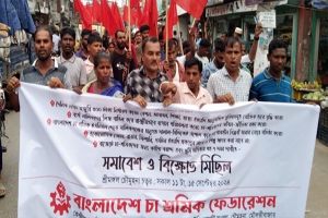  দৈনিক মজুরি ৫০০ টাকা চান চা শ্রমিকরা