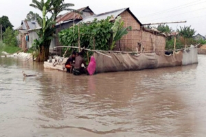 সিলেট ও সুনামগঞ্জে তীব্র হচ্ছে বন্যার শঙ্কা