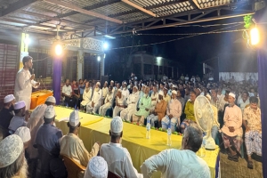 এলাকাবাসীর ভালোবাসায় সিক্ত ব্যারিস্টার জুনেদ