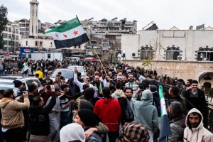 বিদ্রোহীদের হাতে দামেস্কের পতন, রাস্তায়-রাস্তায় উল্লাস