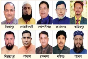 সিলেটের ১০ উপজেলার ৯ টিতেই নতুন চেয়ারম্যান