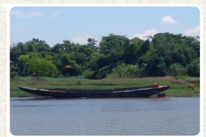 কোম্পানীগঞ্জে বালুর নৌকা   জব্দ করেছে বিজিবি